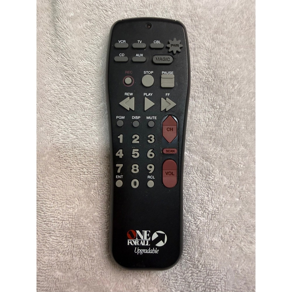 One For All Remote Control Unisex OS Black Tested URC-2005 Upgradable 6-Devic